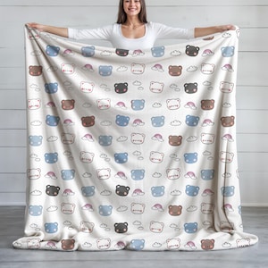 Blanket Mockup PSD: Plush Velveteen Throw (Digital Download)