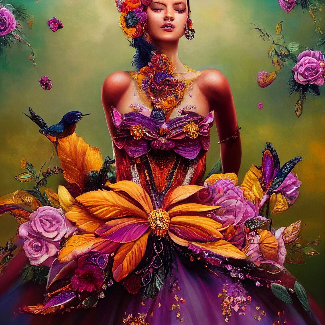 Printable Wall Art Abstract Mid Century Modern Digital Artwork Etsy