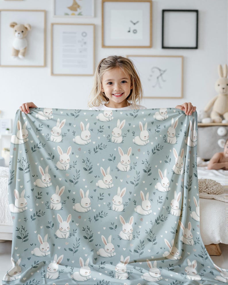 baby blanket mockup psd