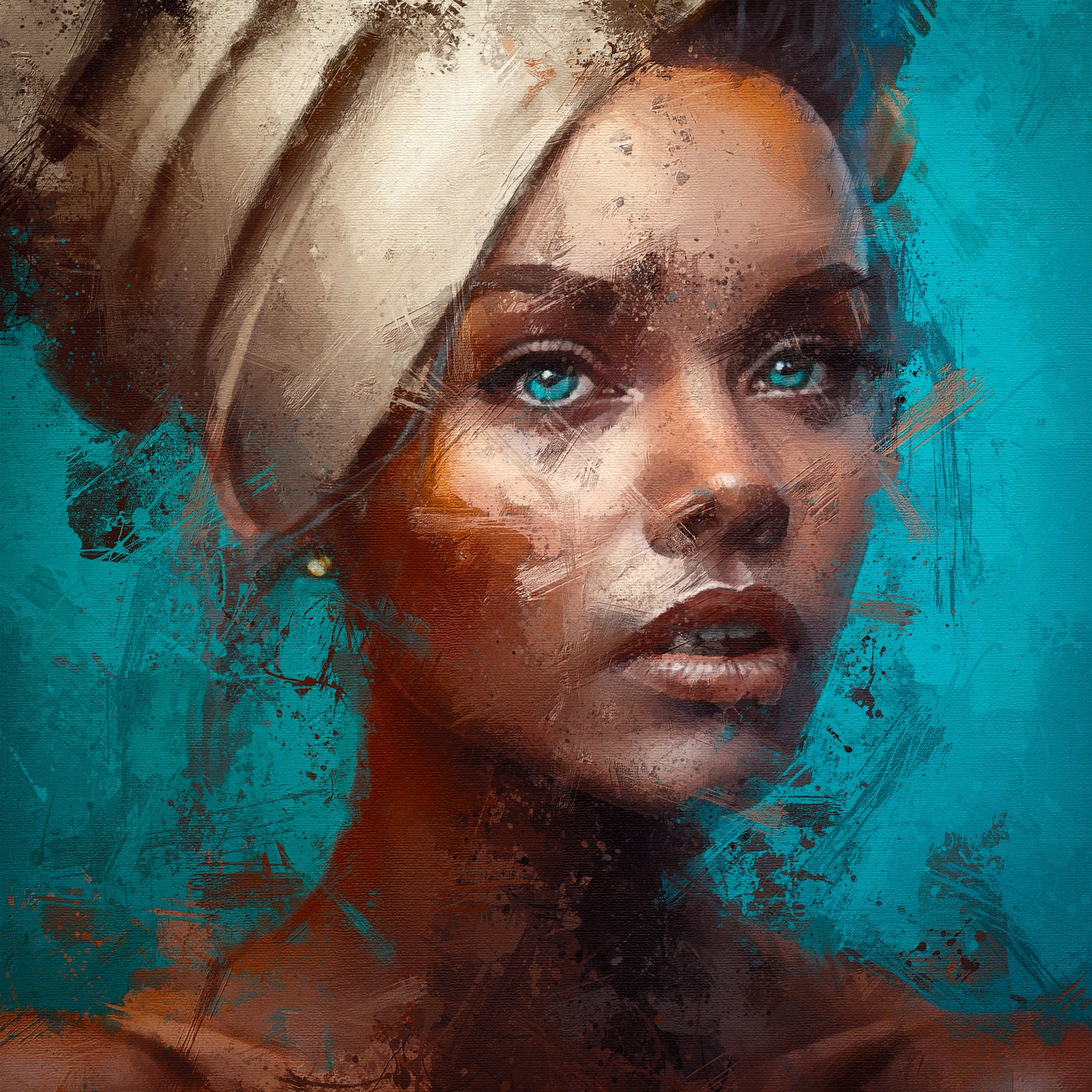 Custom Painting From Photo to Painting Custom Portrait From Photo