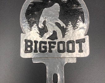 Bigfoot License Plate Topper