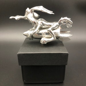 Original Coyote Hood Ornament Made In USA