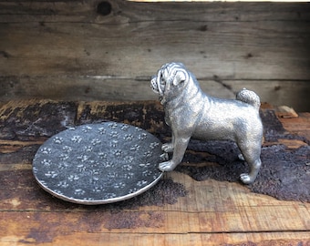 Pug on Paw Trinket Dish
