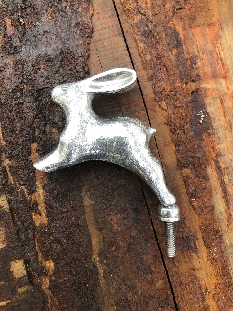 Leaping Rabbit Hood Ornament - Etsy