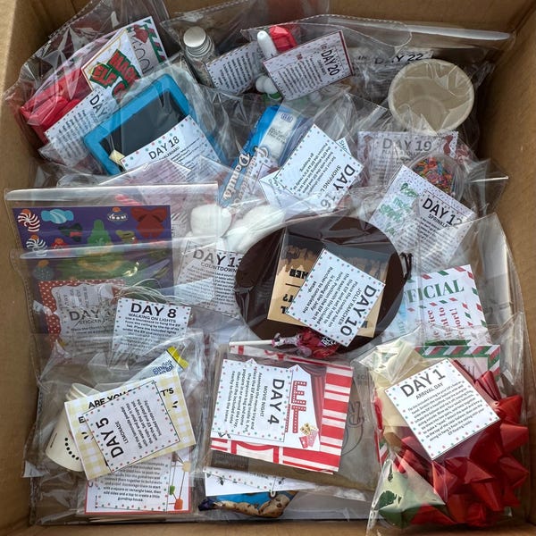 2025 Elf Kit | Elf Accessories | 12 Day | 24 Day | Elf Props | Elf Activities | Elf Pranks | Elf Mischief | Magic Elf Glove | Reindeer Food