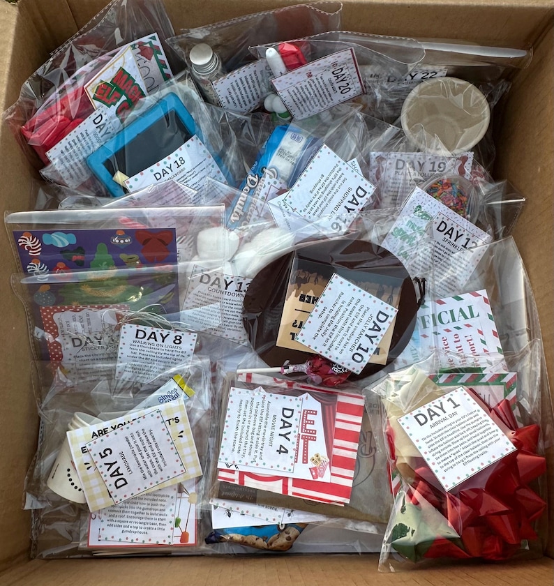 2025 Elf Kit | Elf Accessories | 12 Day | 24 Day | Elf Props | Elf Activities | Elf Pranks | Elf Mischief | Magic Elf Glove | Reindeer Food