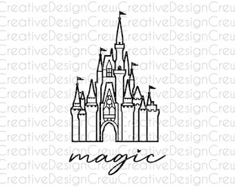 Magic Castle SVG, Mickey SVG, Park SVG, Cut File, Digital File