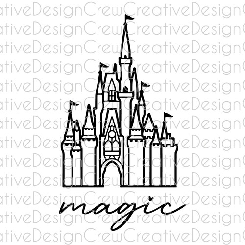 Magic Castle SVG, Mickey SVG, Park SVG, Cut File, Digital File