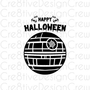 Death Star SVG, Star Warss SVG, Halloween, Cricut, Silhouette, Digitale Datei, Cut File
