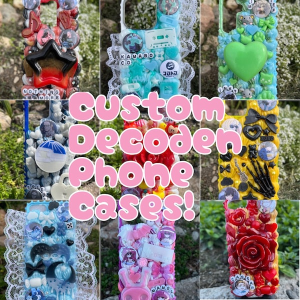 Coque de portable personnalisée Decoden (veuillez lire la description !)