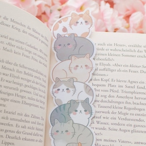 Kattenbladwijzer | Schattige bladwijzer | Cadeau voor kattenliefhebber | Kantoorartikelen | Boekaccessoires | Cadeau voor boekenliefhebbers | Bladwijzers | Lezen cadeau | Cottagecore