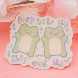Bestie Sticker | Bff | Gift | Vinyl Stickers | Laptop Stickers | Frog Sticker | Stickers | Funny Stickers | Holographic Stickers | Cute Art