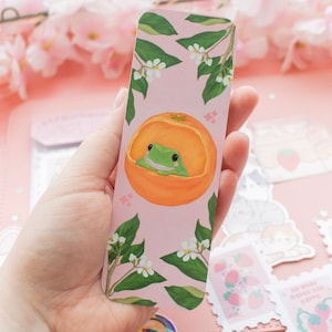Frog Bookmark | Frog Art | Cute Bookmark | Pink | Book Accessories | Book Lover Gift | Reading Gift | Goblincore | Book Mark | Stationary |