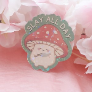 Fungi | Sticker | Cottage Core | Stickers | Mushroom | Cute | Vinyl Sticker | Autumn Sticker | Decal Sticker | Kawaii | Kindle Sticker