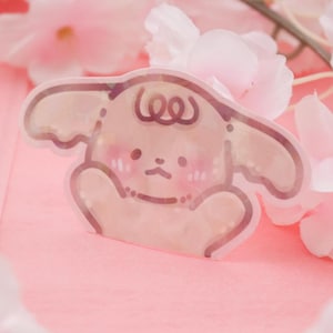 Dog Sticker | Laptop Stickers | Kindle Stickers | Cute Stickers | Waterbottle Sticker | Holographic Sticker | Vinyl | Cute Sticker | Puppy