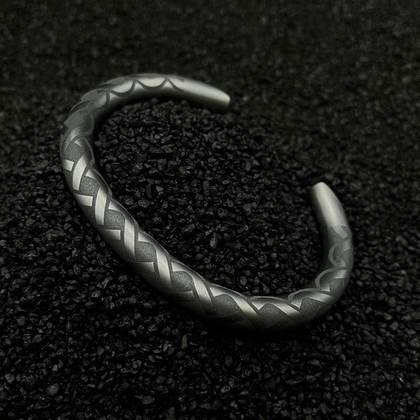 Handmade Titanium Viking bracelet
