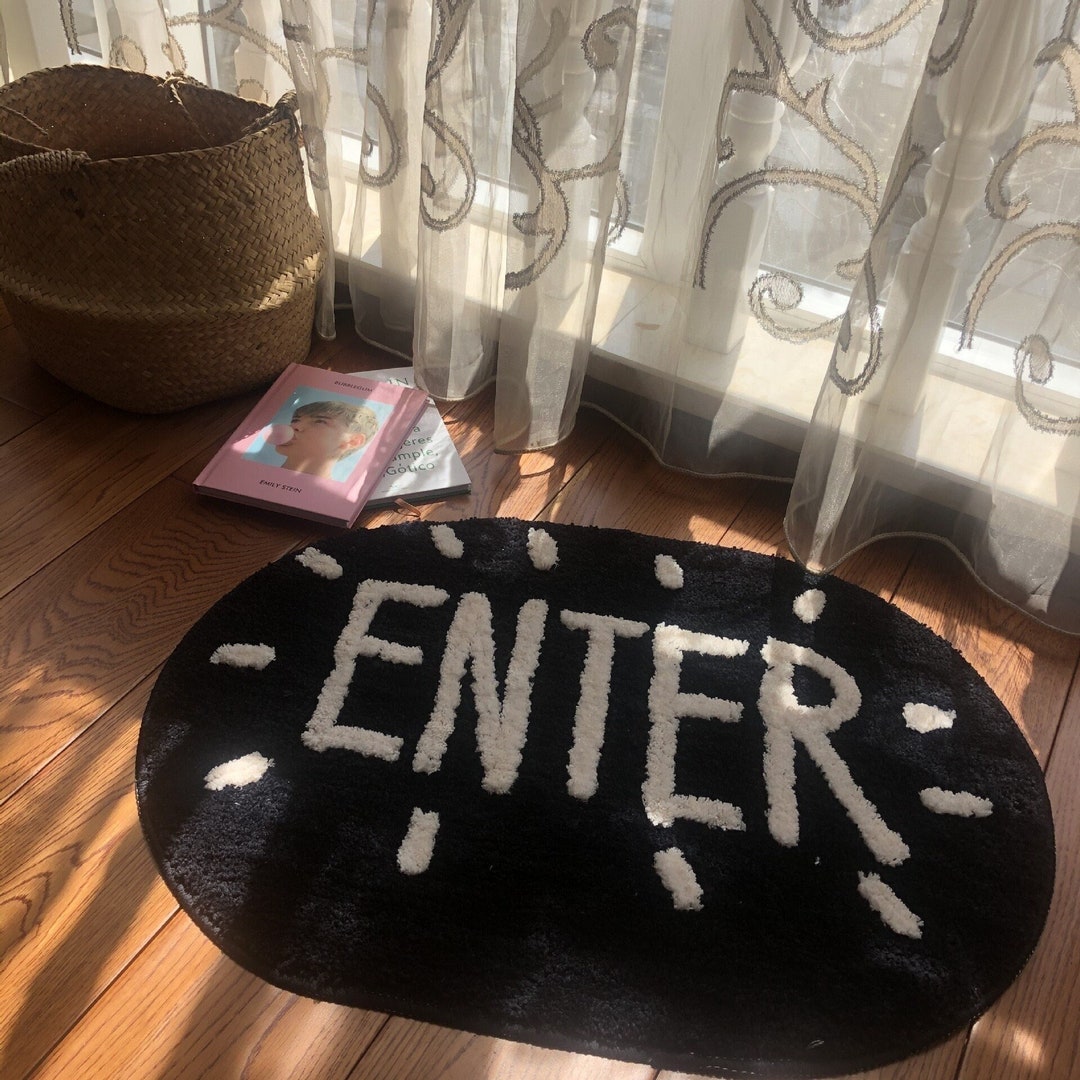 Letter Carpet Outdoor Carpet Home Mat Floor Mats Tapestry Etsy