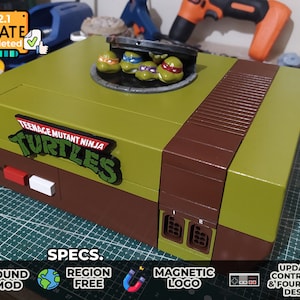 Ninja Turtles Edition Sound Modded Custom Nintendo NES Set V.1.2.1 (New Update)