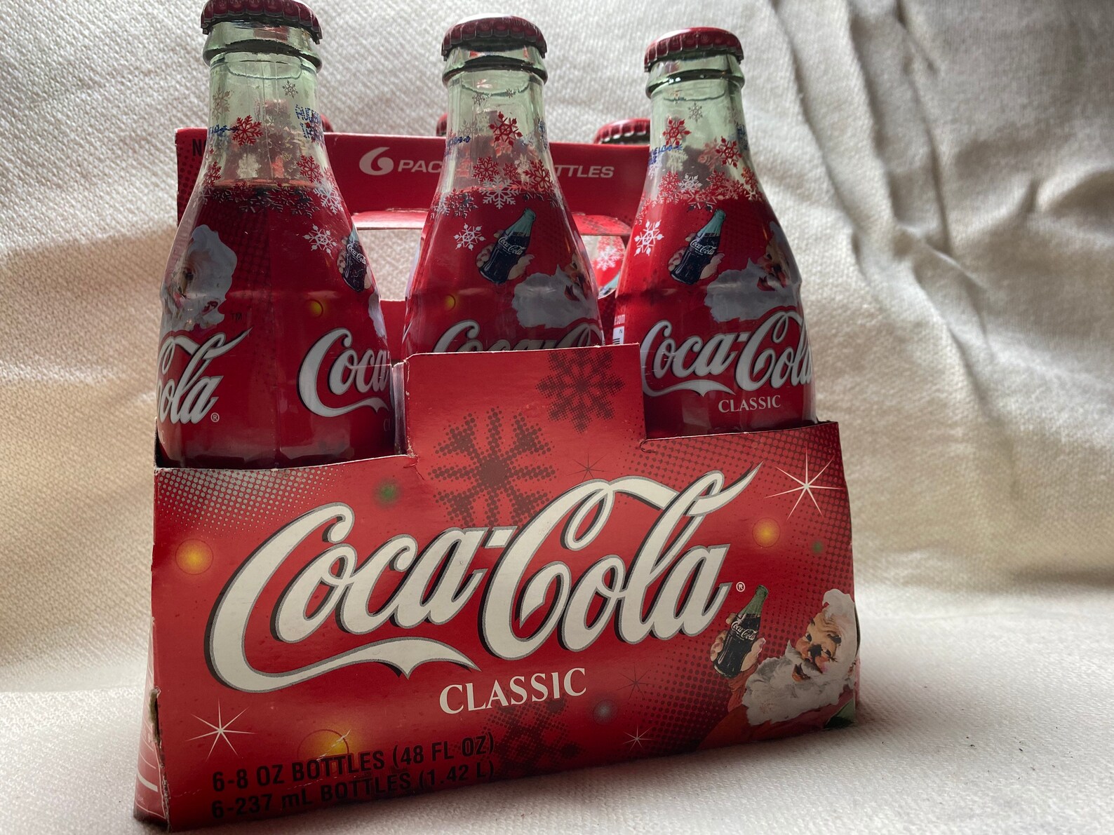 Rare Vintage CocaCola bottles 6pack Christmas 2003 Etsy