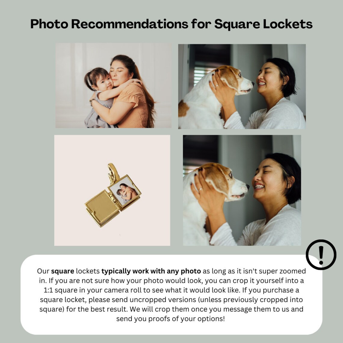 Locket Photo Printing Add on Service for Our Locket Orders Etsy