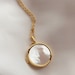 Siempre Round Pearl Locket Necklace