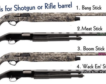 Gun Barrel Decal Etsy