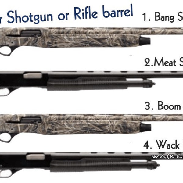 Shotgun Barrel Decal Etsy