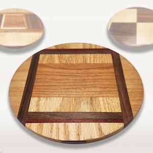 Handmade Hardwood Rotatable Plant Stands: Water-Resistant Centerpiece Decor