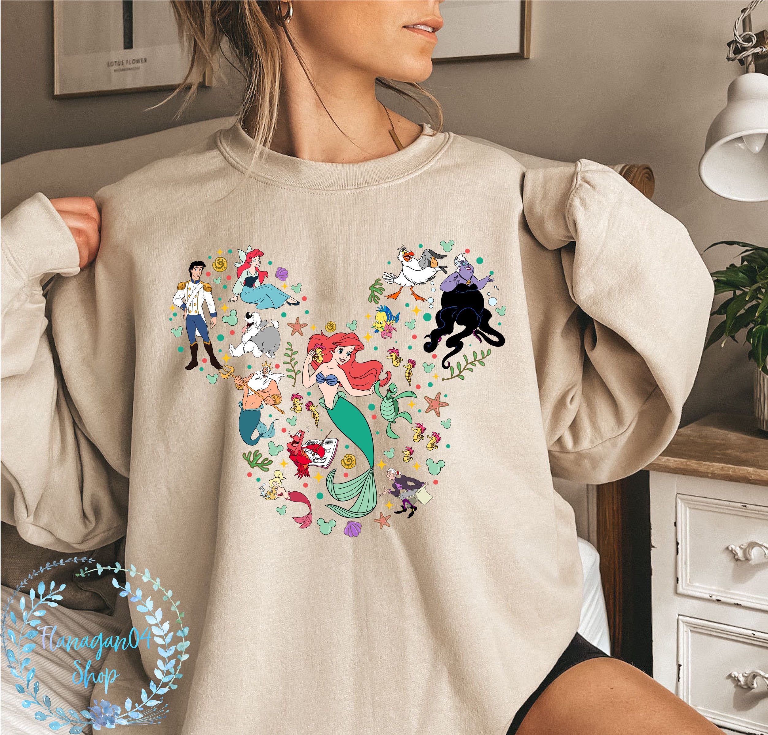 Discover アリエル メンズ レディース Tシャツ ディズニー プリンセス  Princess The Little Mermaid リトル マーメイド