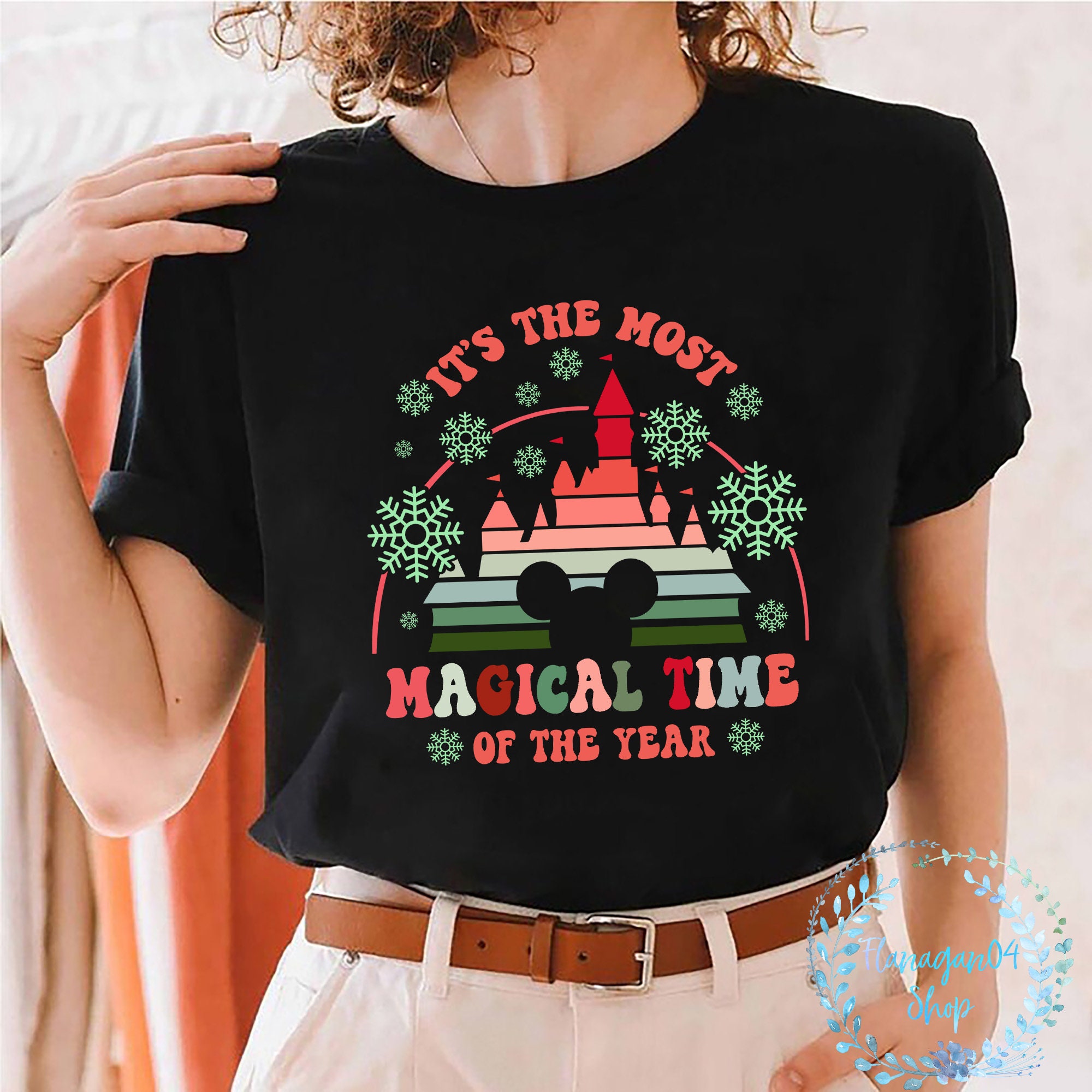 Discover Most Magical Time of the Year, Disney Castle Christmas Sweatshirt, Disneyland Christmas, Disney World Shirt, Disney Family hoodie, DL-310801