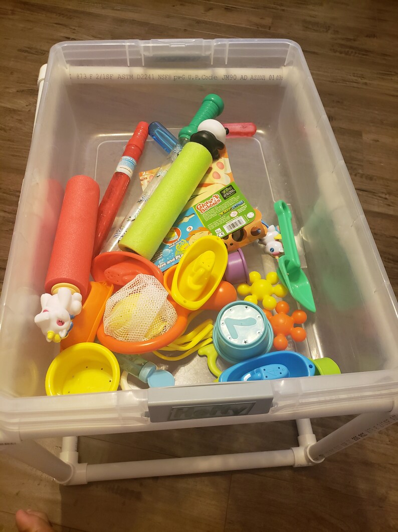 Pvc Sensory Table for Sand and Water Play. Keep the Kids Busy Etsy