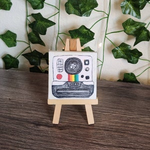 Hand-Painted Tiny Canvas Magnets