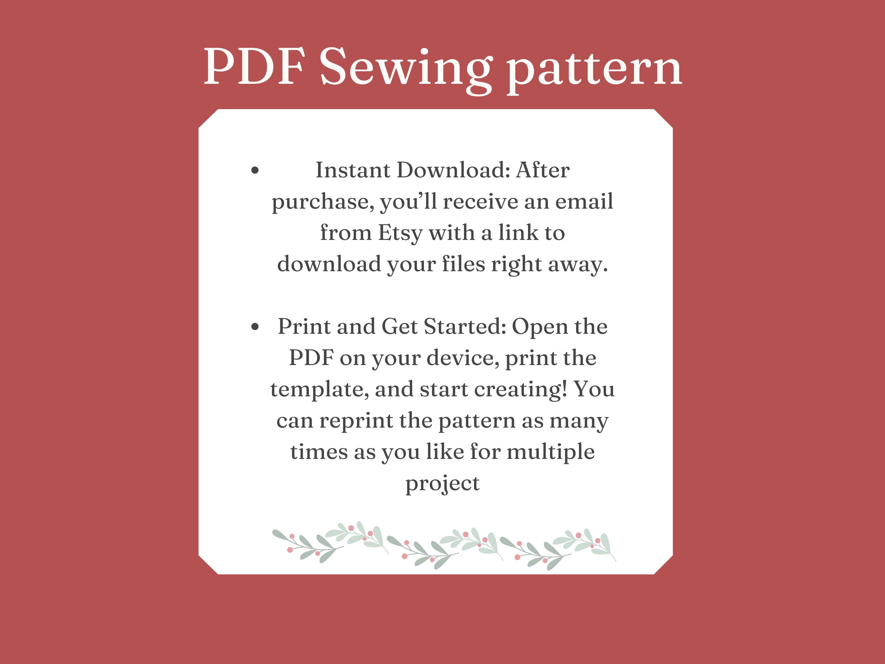 Card & Coin Purse Sewing Pattern PDF | Fabric Snap Pouch Pattern ...