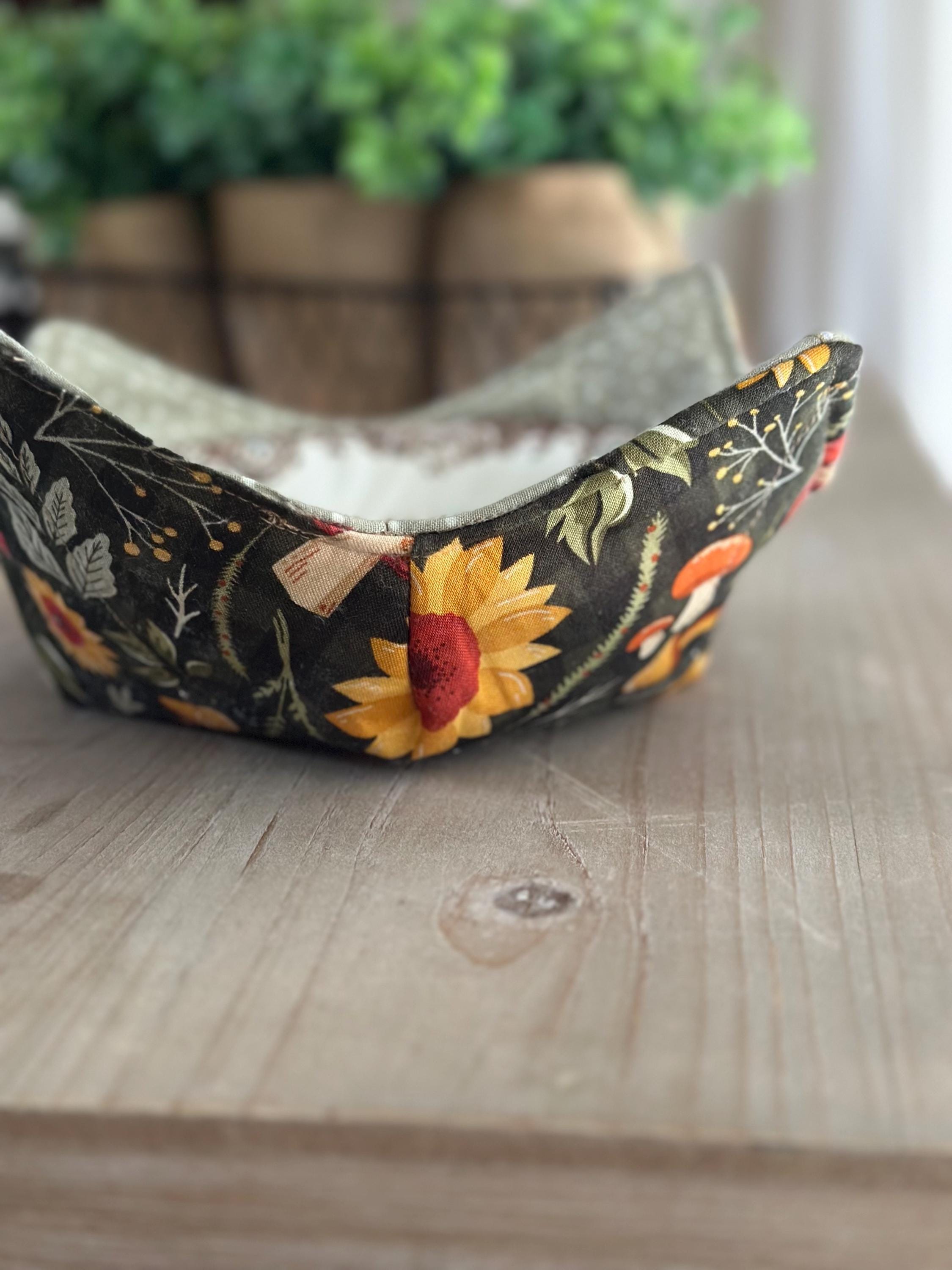 Beginner Bowl Cozy Sewing Pattern PDF | Easy DIY Microwave Safe Fabric ...