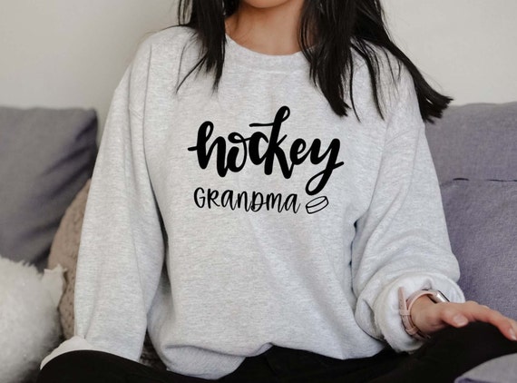 Hockey Grandma Sweater Hockey Grandma Sweatshirt Christmas - Etsy