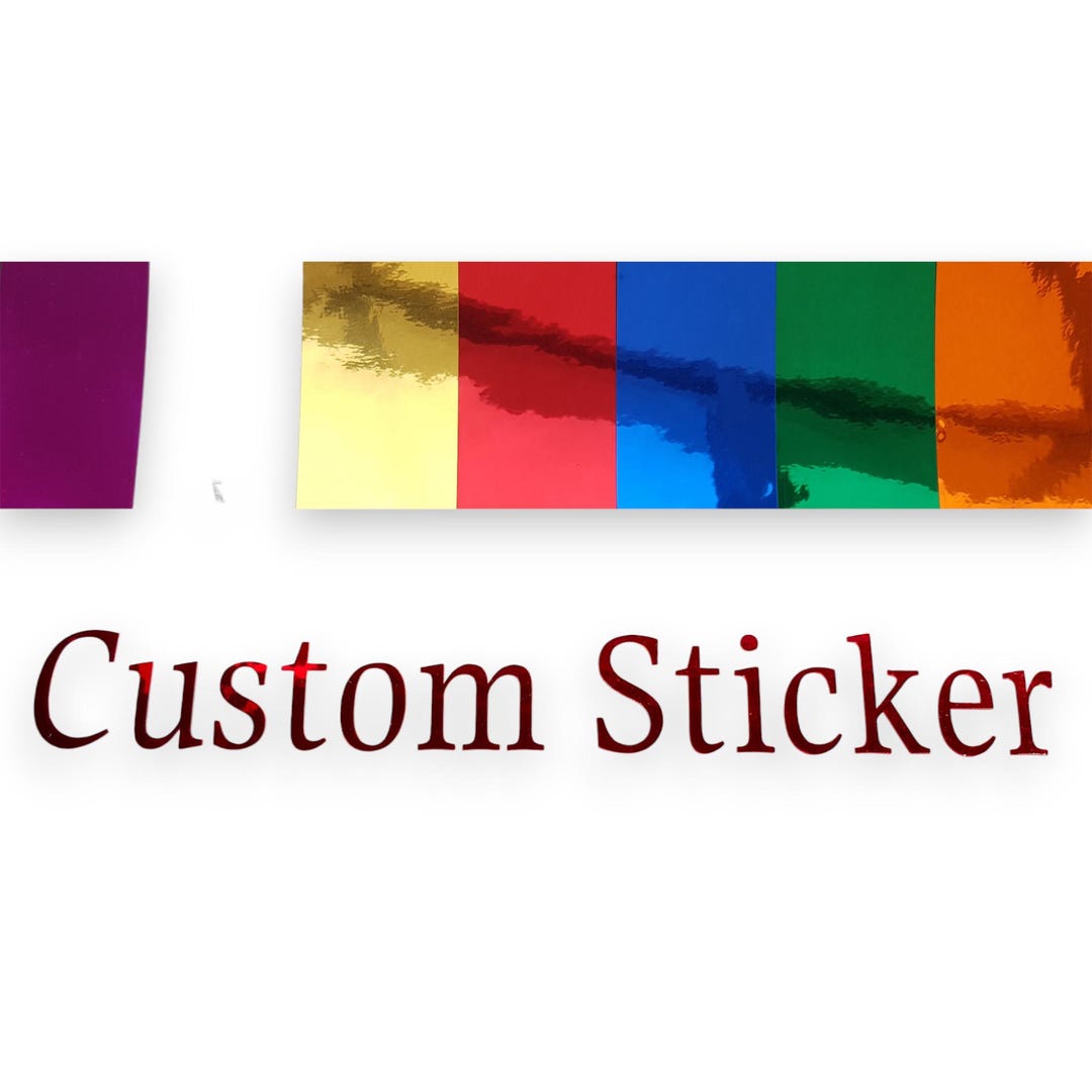 Vinilo Texto Personalizado – Calcomanía Para Pared, Coche, Ventana – Hecho En USA (Oracal) – Elige Frase, Color Y Fuente