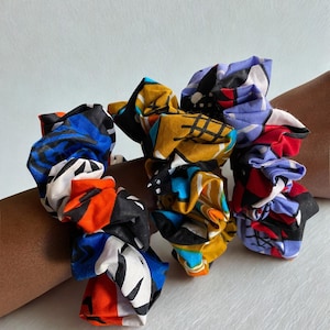 wax cotton scrunchie