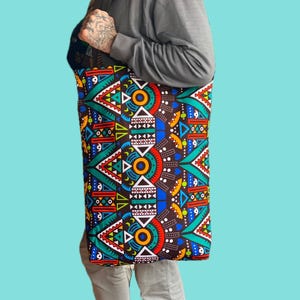 wax bag, wax tote bag, tote bag,