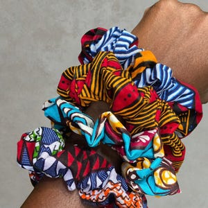 wax cotton scrunchie