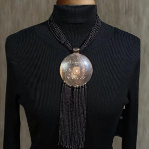African necklace in small colored beads – Handmade ethnic jewelry – Boho women's accessory – Traditional African necklace