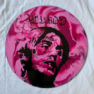 Hand-Painted Peep 12” Vinyl Record Art / LP Art / Hellboy image 11