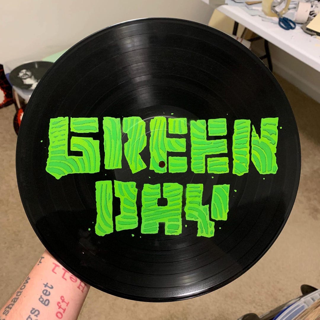 THP TV Green Day Custom Hand-painted 12