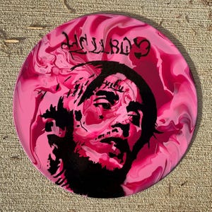 Hand-Painted Peep 12” Vinyl Record Art / LP Art / Hellboy image 7