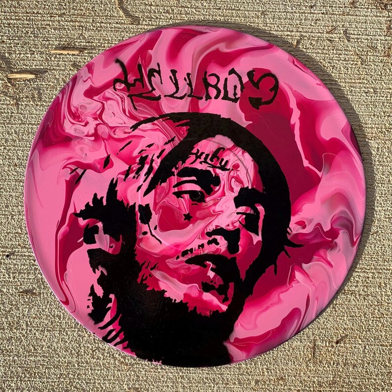 Hand-Painted Peep 12” Vinyl Record Art / LP Art / Hellboy image 7