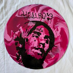 Hand-Painted Peep 12” Vinyl Record Art / LP Art / Hellboy image 10