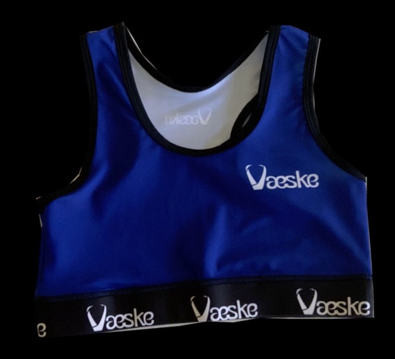 Vaeske Rashguard Sports Bra Blue and Black -  Canada