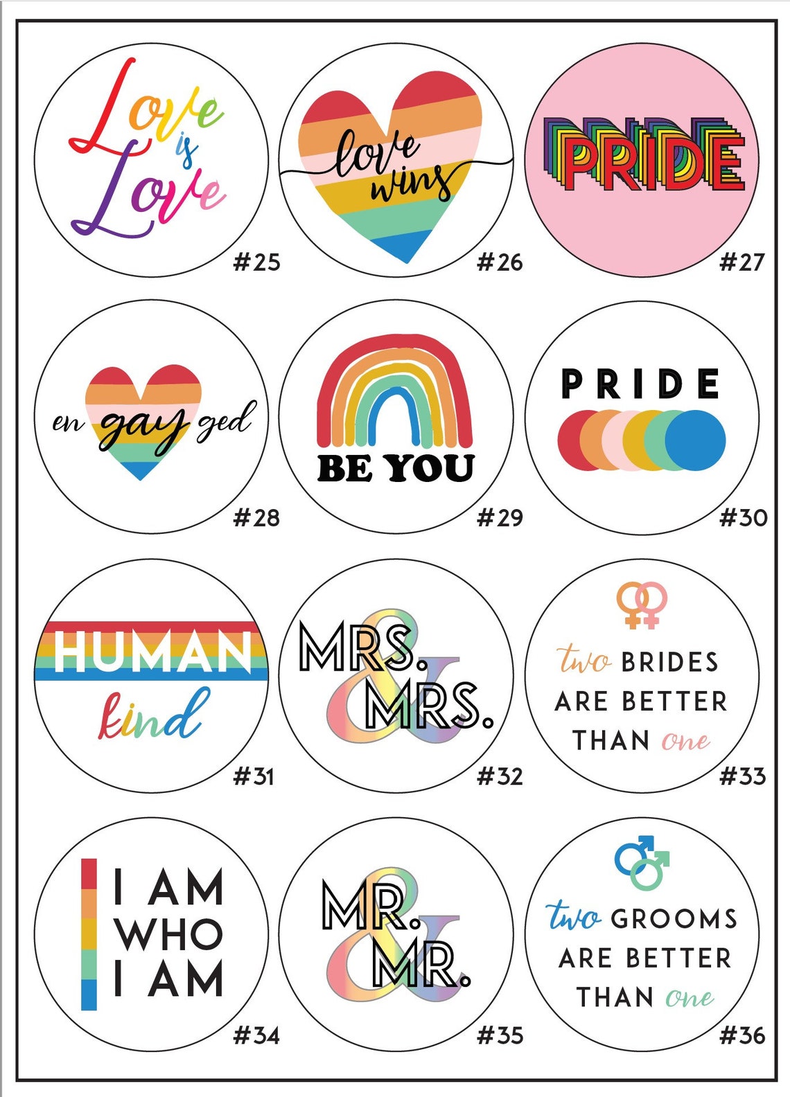 Premium Edible Icing Cocktail Toppers 24 Etsy