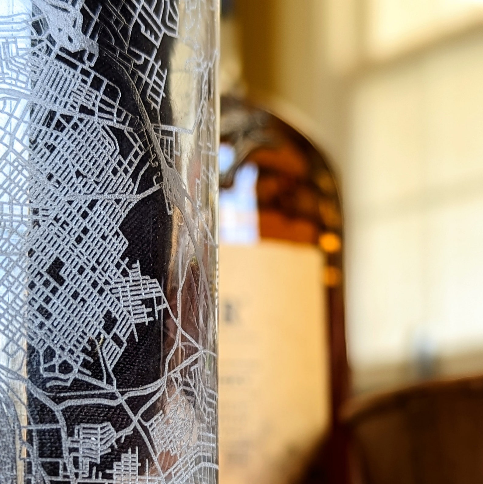 Your International City Map Rocks Glass | Your City | Personalized ...