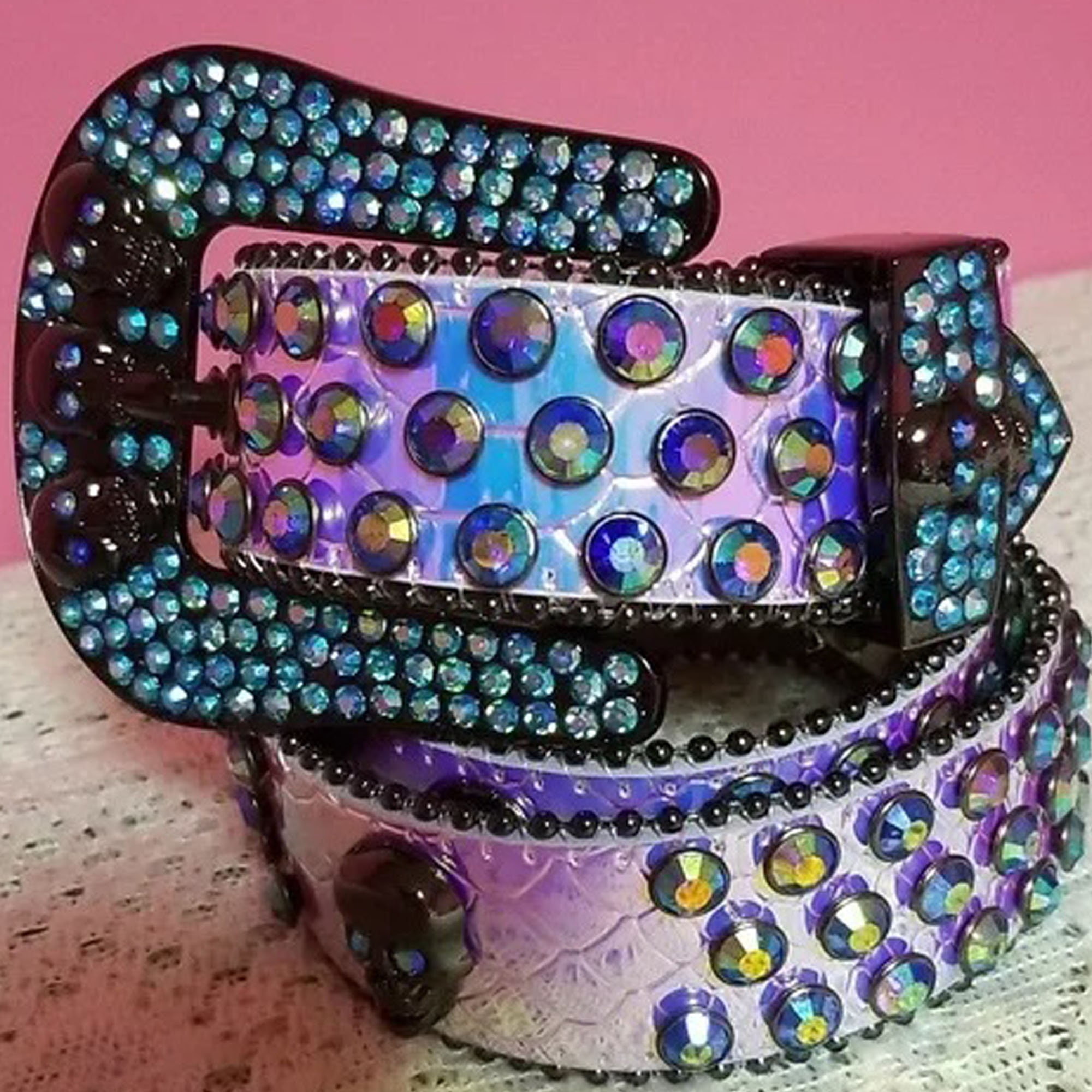 小物 HERMETIC Crystal Belt purple/black HERMETIC (ヘルメティック)商品ページ - Crystal Belt - Purple