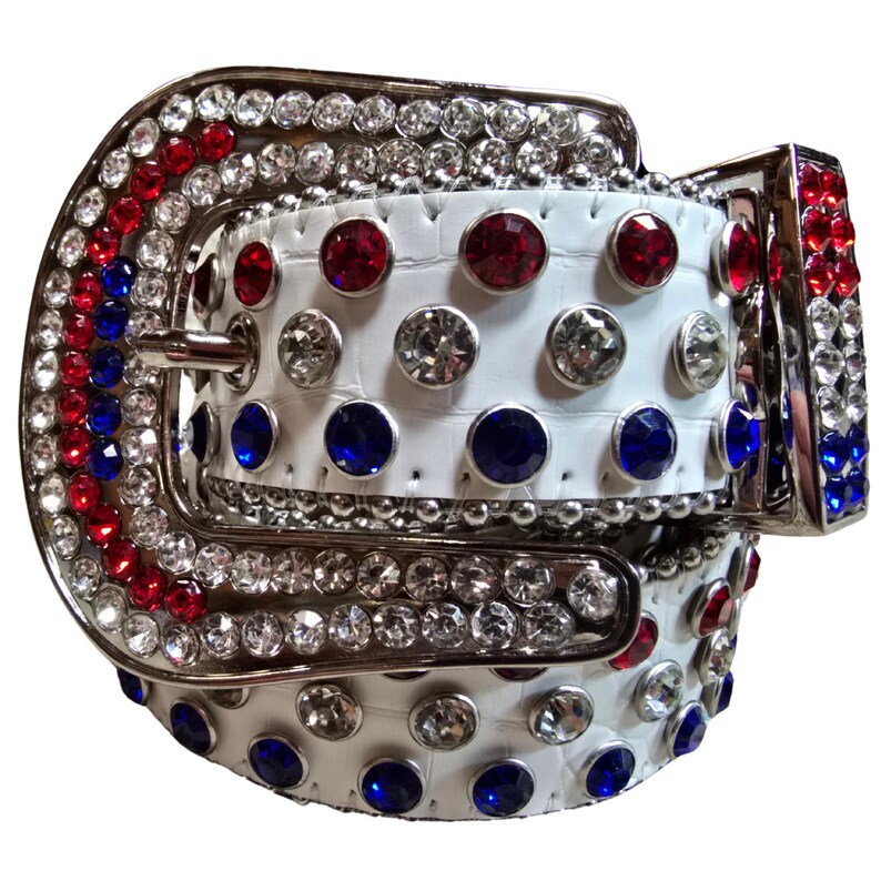 Rhinestone Rodeo Pageant Patriotic Western Rhinestone Belts, Bling Fashion Belts, Pageant and ...
